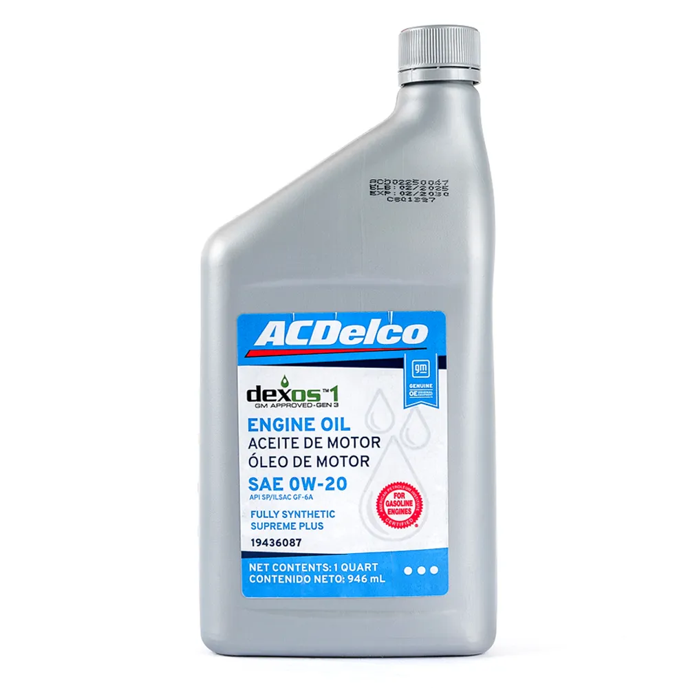 Supreme PLUS SAE 0W20 DEXOS1 1LT