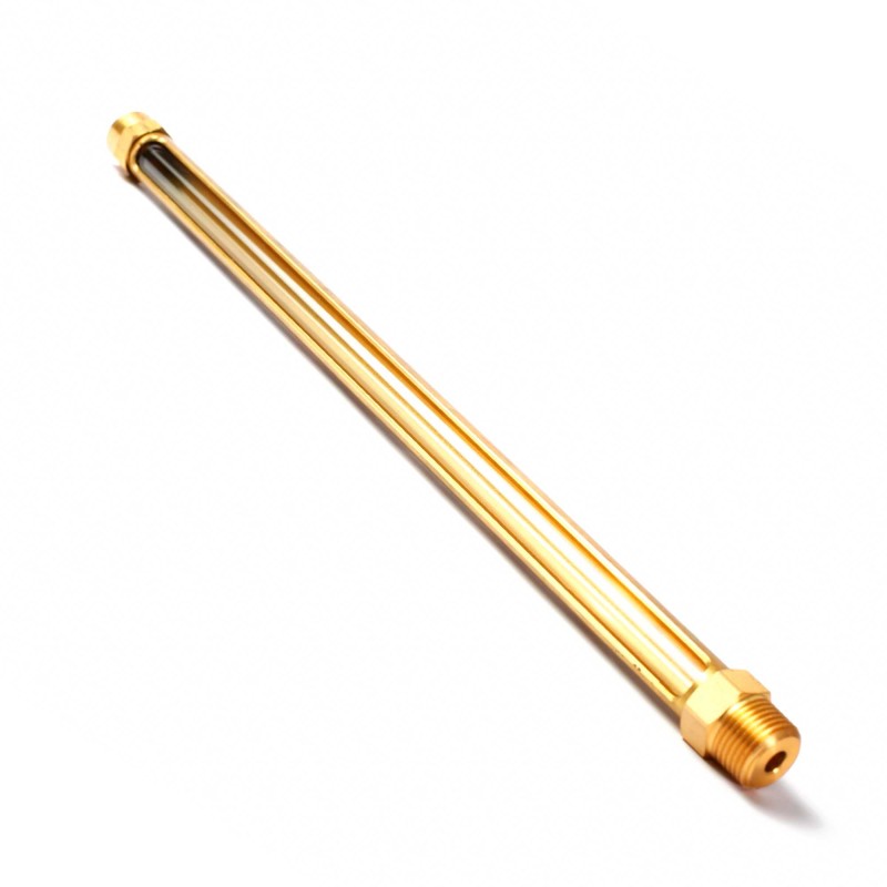 BG-1250-4 Visor Nivel Liquido Recto 1/2"NPT Largo 12.1/2"
