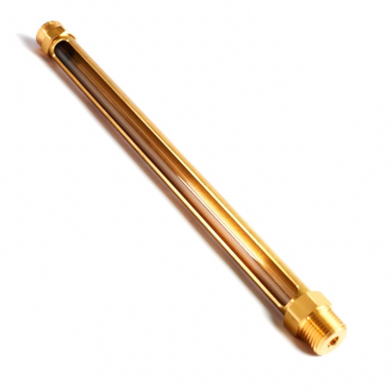 BG-0950-4 Visor Nivel Liquido Recto 1/2"NPT Largo 9.1/2"