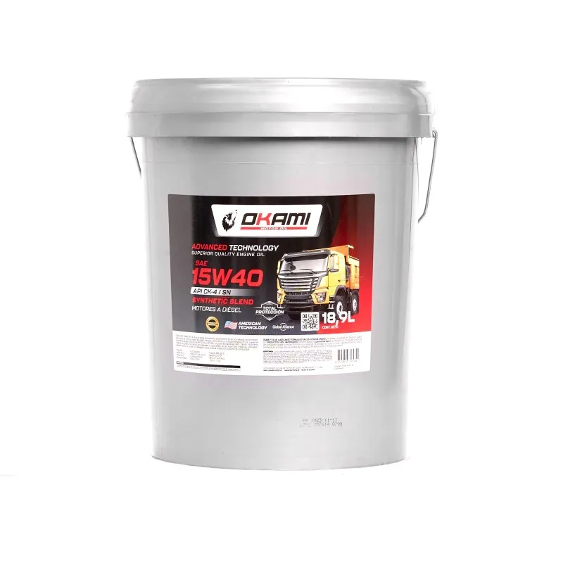 Aceite SAE 15W40 Semi-sintet CK-4 /SN 5GL