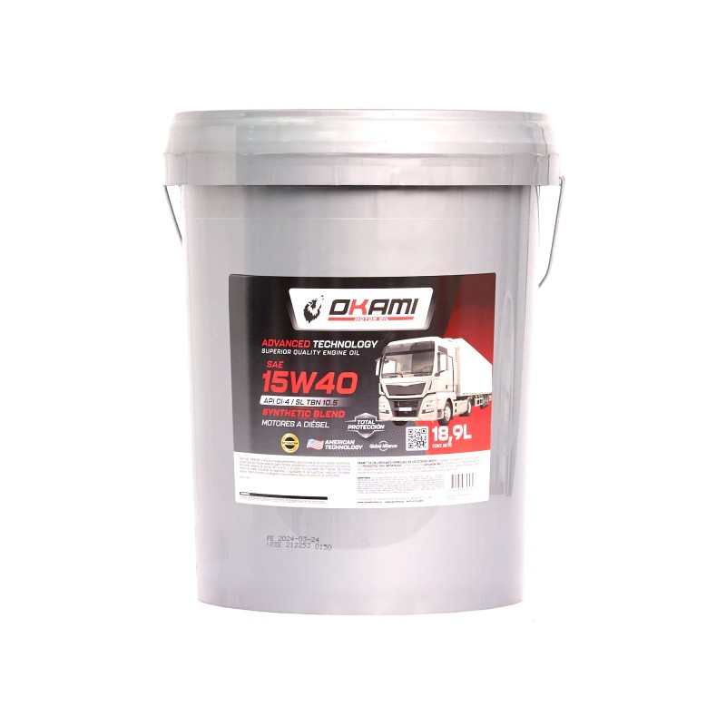 Aceite SAE 15W40 Semi-sintet CI-4 /SL 5GL