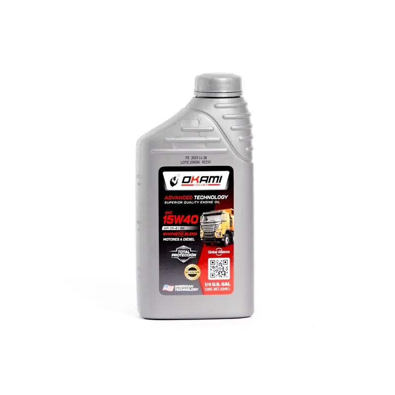 Aceite SAE 15W40 Semi-sintet CK-4/SN 1LT
