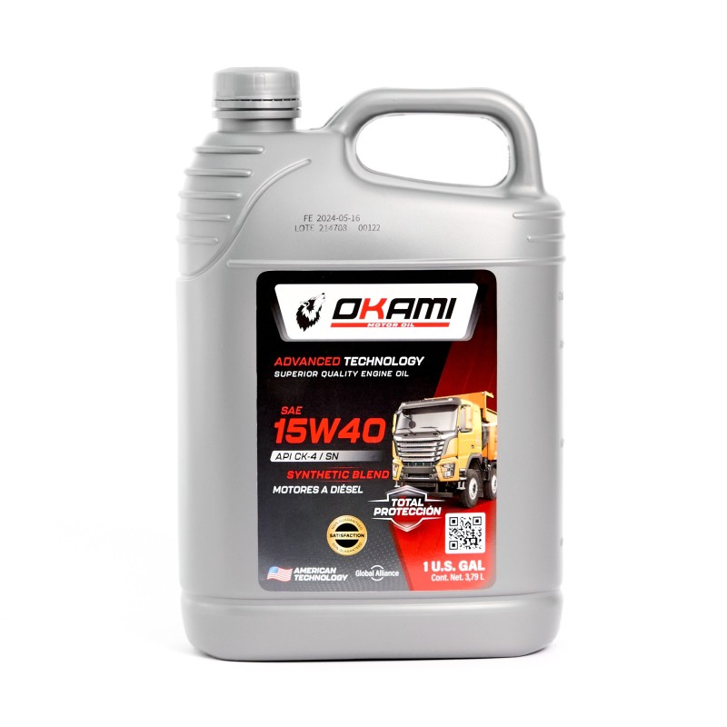 Aceite SAE 15W40 Semi-sintet CK-4/SN 1GL