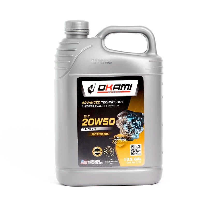 Aceite SAE 20W50 SP 1GL