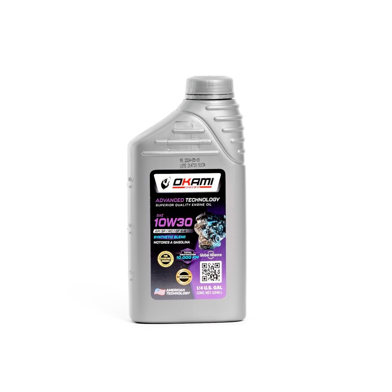 Aceite SAE 10W30 Semi-sintetico SP 1LT