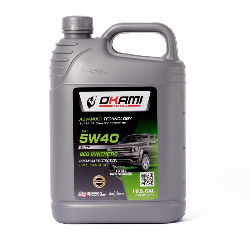 Aceite SAE 5W40 FULL Syntethic Sn/cf 1GL
