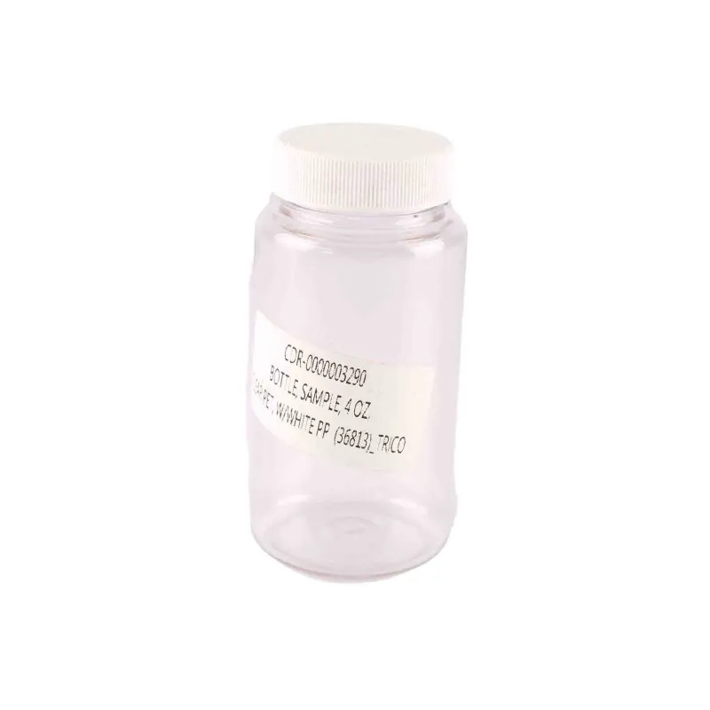 36813(36814)BOTELLA Transparente Muestra de Aceite 4OZ