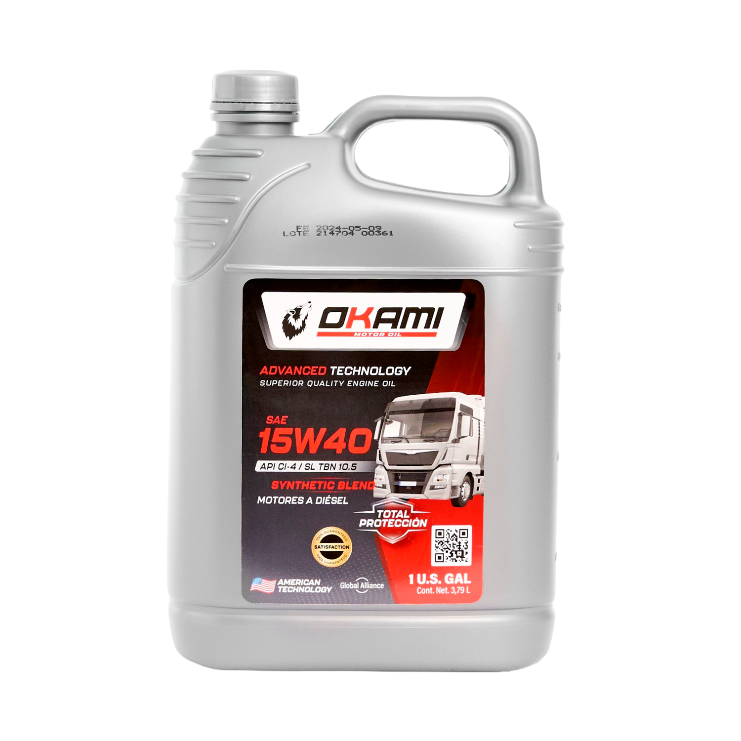 Aceite SAE 15W40 Semi-sintet CI-4/SL 55GL